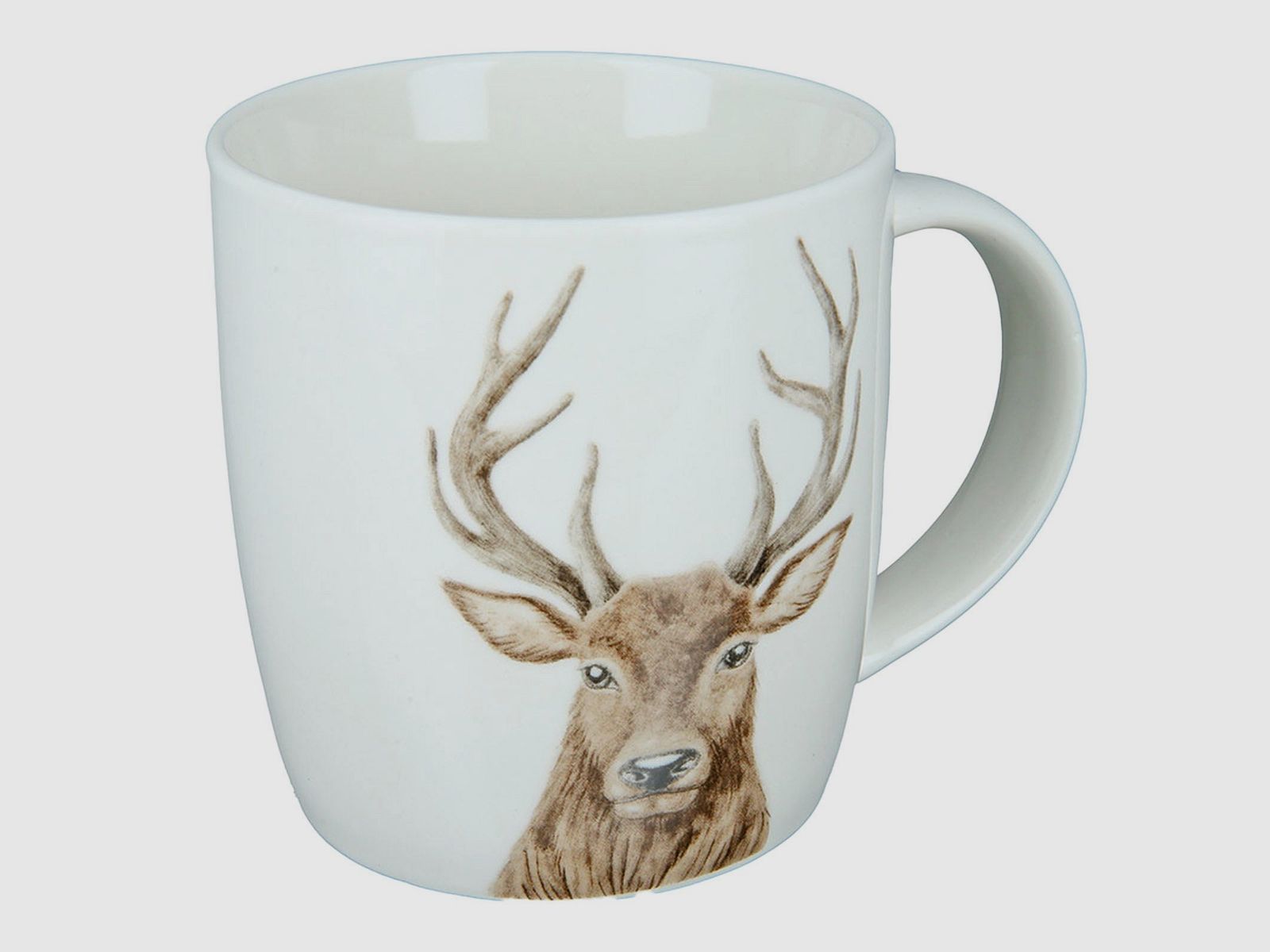AKAH Porzellantasse Hirschkopf 380ml