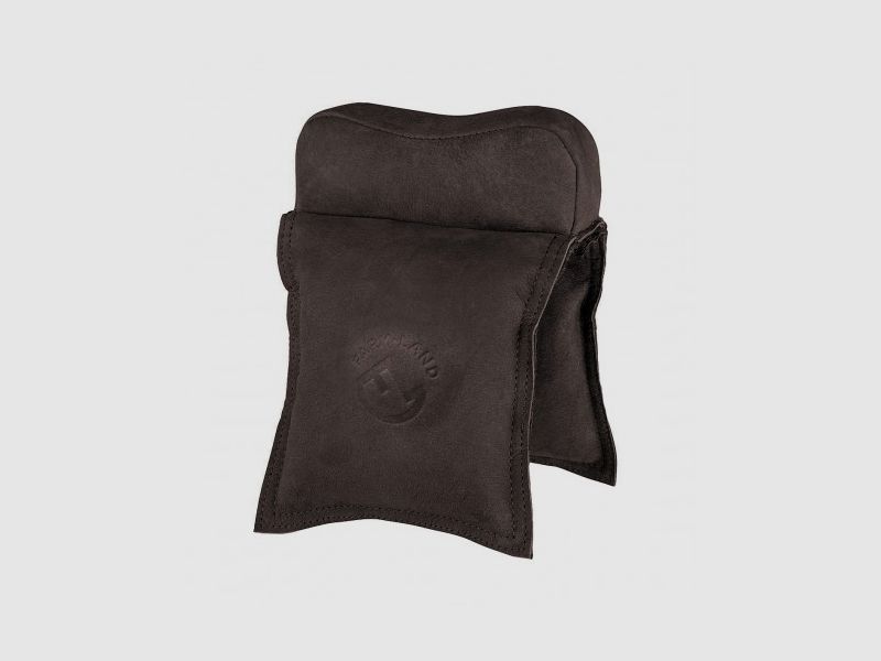 Soporte de rifle de lujo de cuero marrón