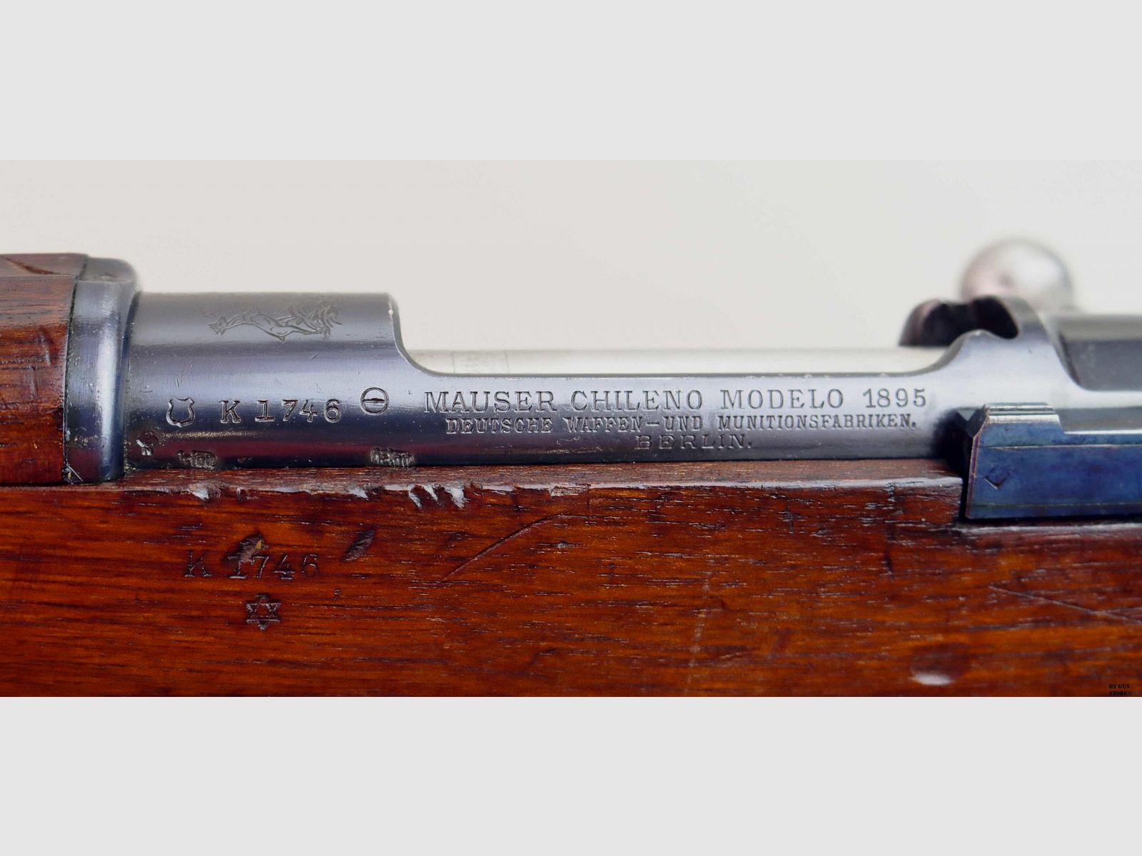 Karabin DWM mod. Mauser Chileno Modelo 1895 kal. 7×57 matr. K1746, zdjęcie 3 z 17