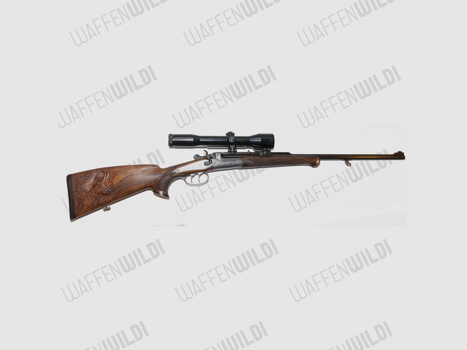 Veratschnig hammer break-action single-shot rifle 8×57 IRS with Zeiss 1,5–6×42, image 1 of 3