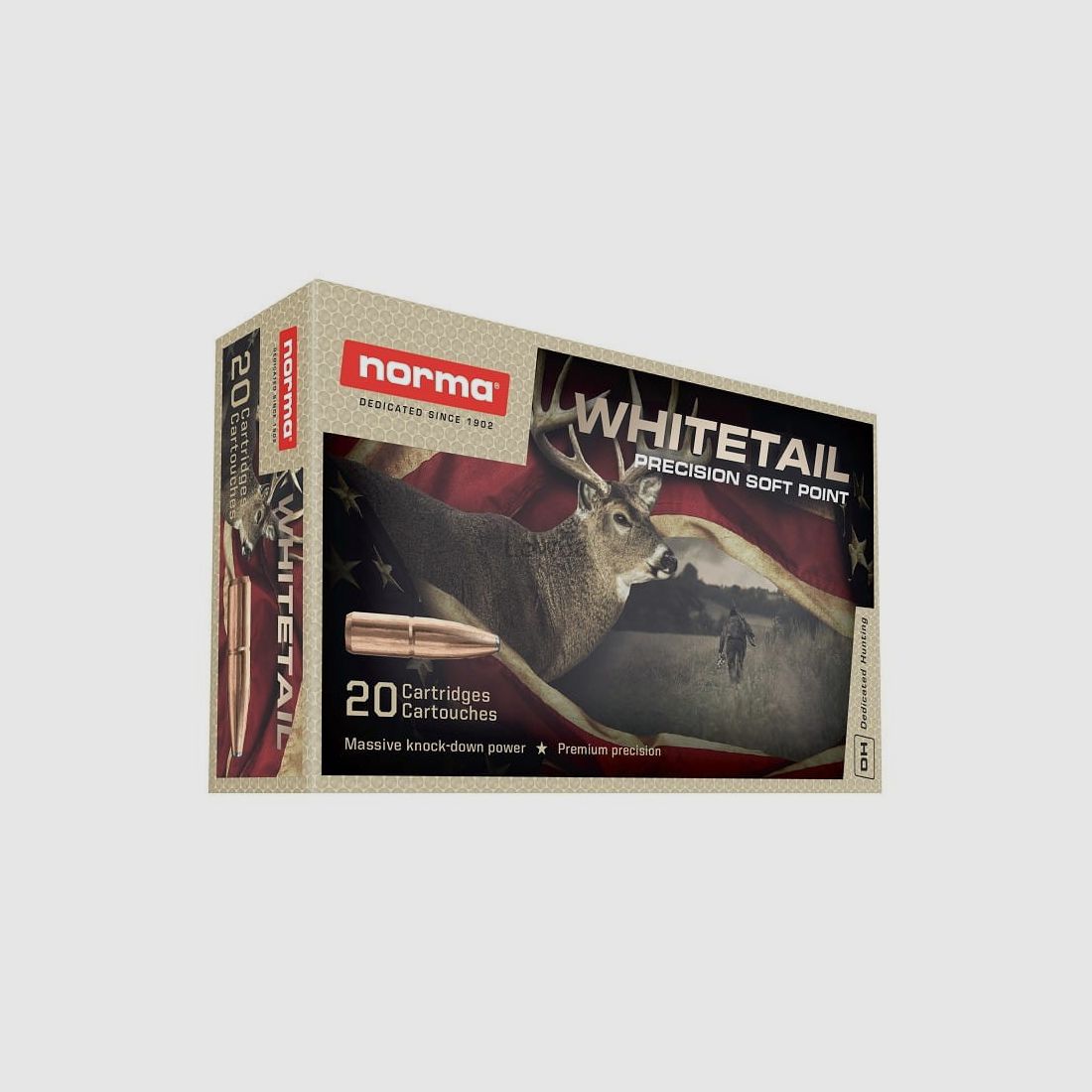 Amu.m NORMA 30-06spr. Whitetail 180 UN0012
