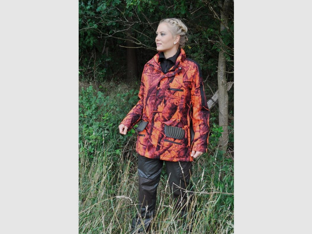 Hubertus Damen Drückjagdjacke blaze-orange-tarn