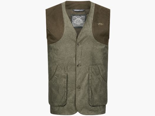 Blaser Herren VINTAGE Wing Weste oliv-melange / schwarz