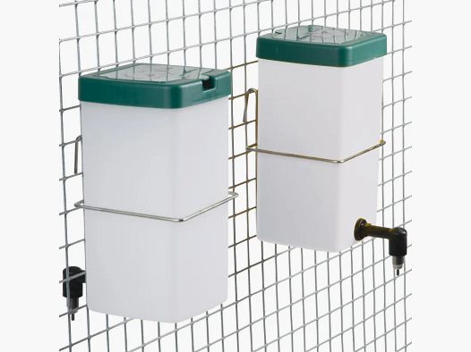 Poidło z pipetą do klatek dla drobiu i królików - 1L