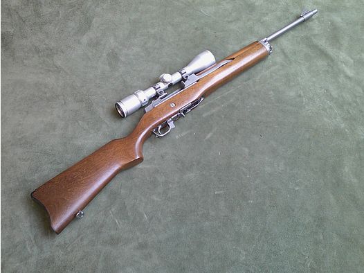 Selbstladebüchse Ruger Mini 14 Ranch Rifle, Kal. .223 Rem., stainless, ZFR Bushnell 3-9x40