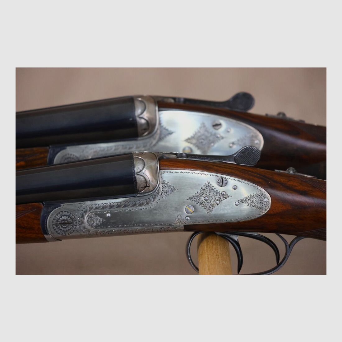 AYA - Aguirre y Aranzabal "Pärchen" Seitenschloss Flinten / gefertigt nach Vorgaben von Augustinus von Papen!!