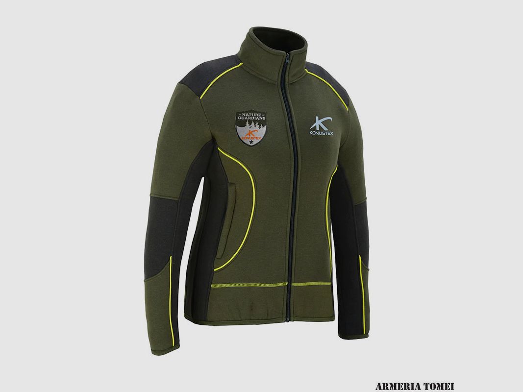 JACKET – WOMEN – KONUSTEX – AMINTA LADY SWEATSHIRT GREEN, image 1 of 5
