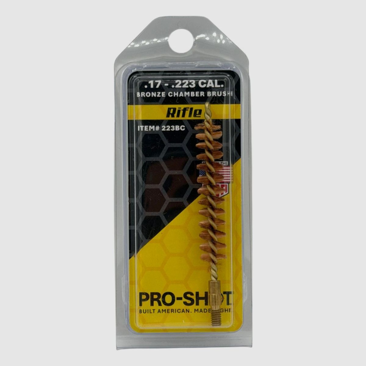 PRO SHOT KAMMERBÜRSTE .17 /.222 / .223 KAL, Bild 2 von 2