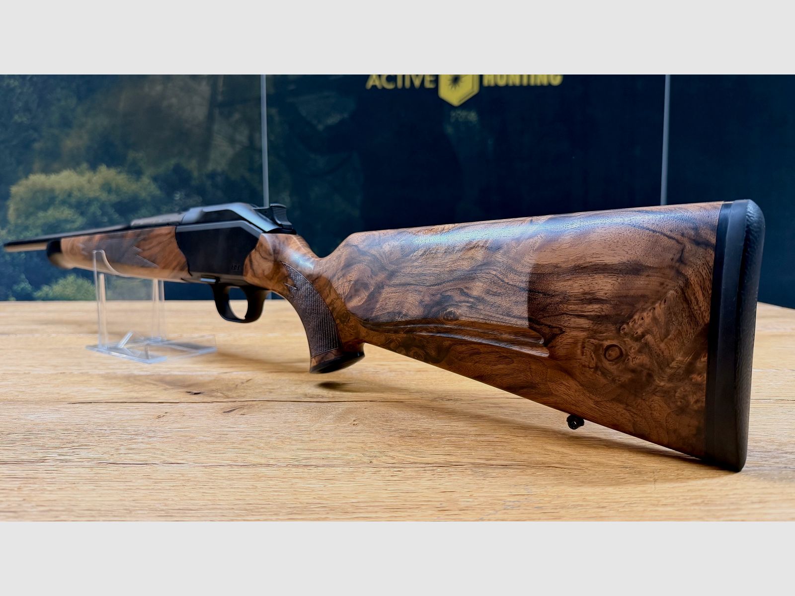 Blaser R8 Holzklasse 7 / Stahlkugel graviert mit Fischhaut / Kaliber und Lauflänge nach Wahl, Bild 7 von 11
