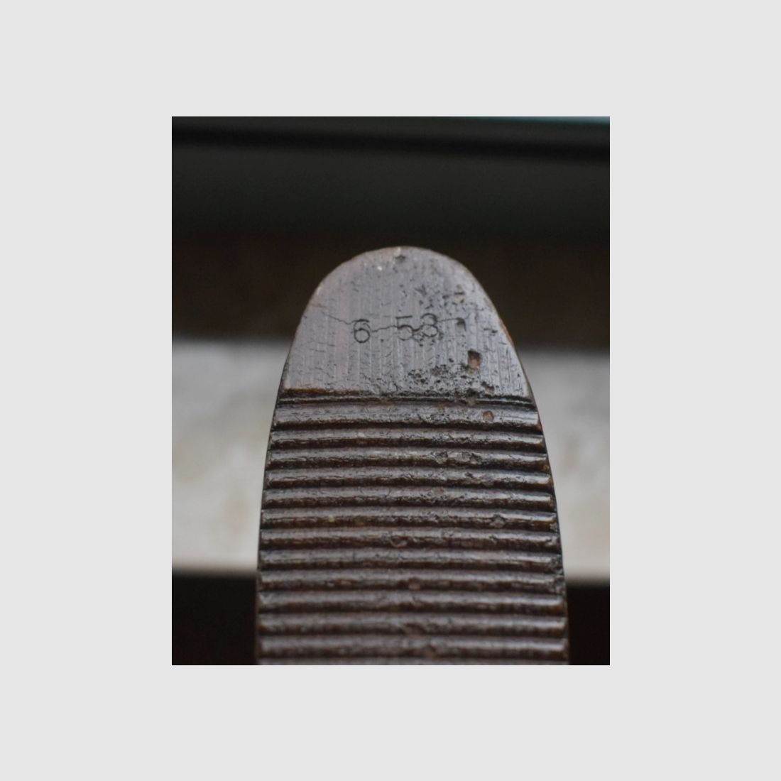 Luchtgeweer Haenel 49a, zeer vroeg GST Geweer, loop gestempeld, veer en afdichting nieuw