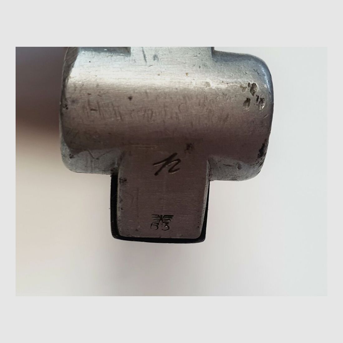 MAUSER-WERKE Oberndorf GmbH Originalmagazin für Pistole Mauser P08 - 9mmLuger - 8 Schuss - WaA Abnahmestempel