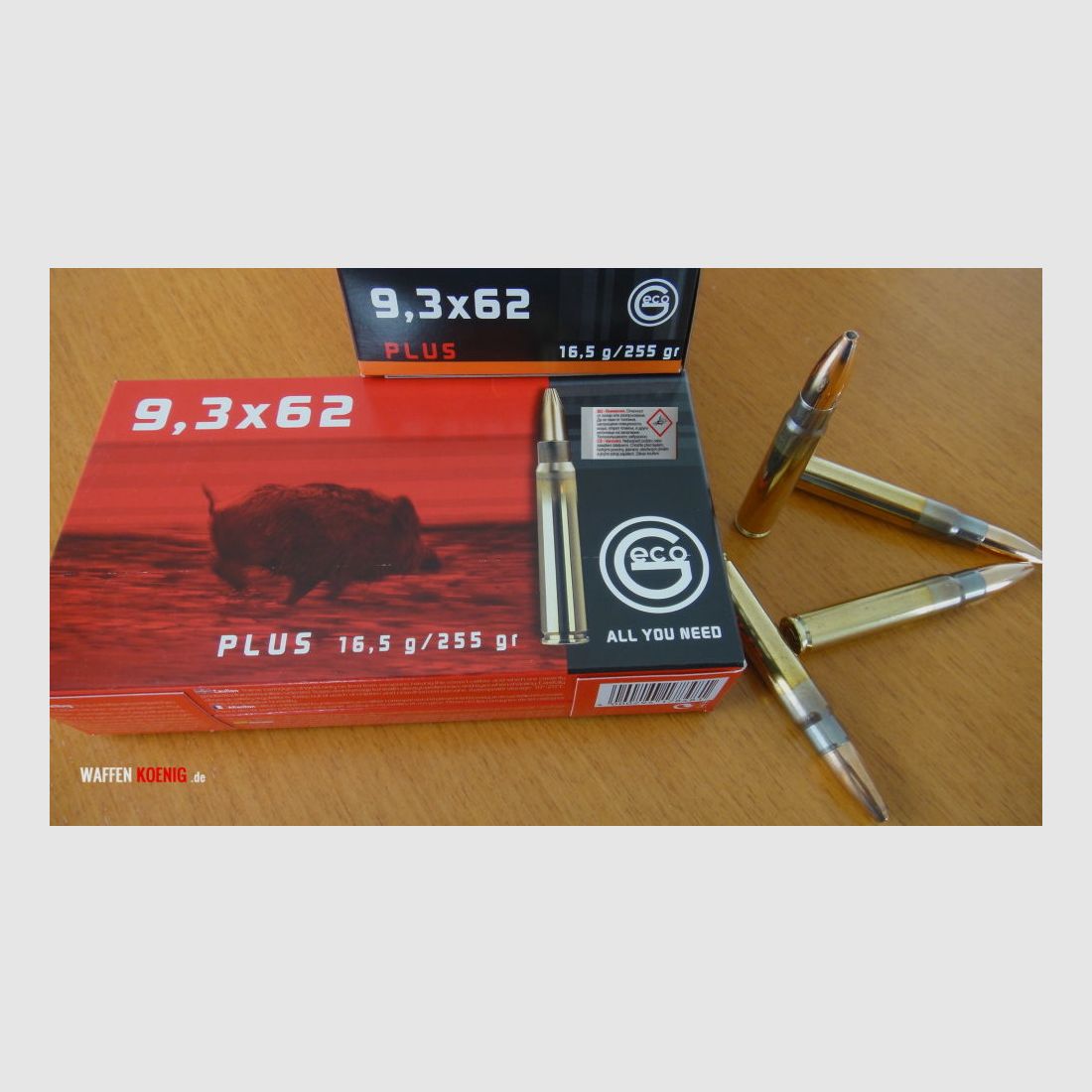 GECO 80 GECO Plus Patronen: 9,3 x 62-16,5 g