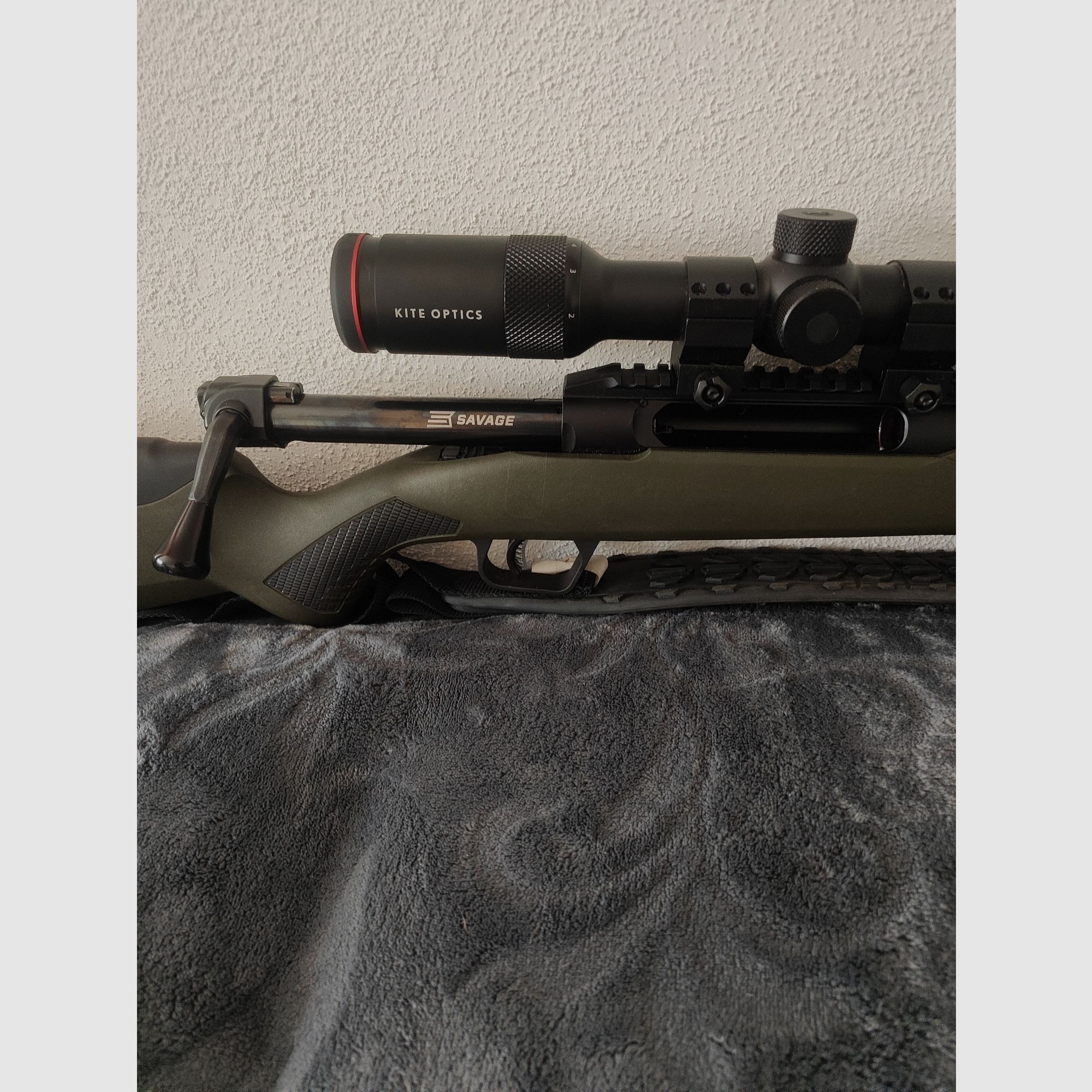 Savage rifle de cerrojo recto