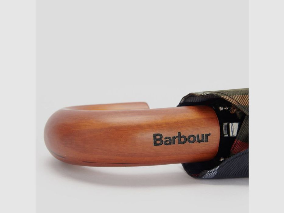 Barbour Mini Tartan Umbrella | classic tartan, image 5 of 6