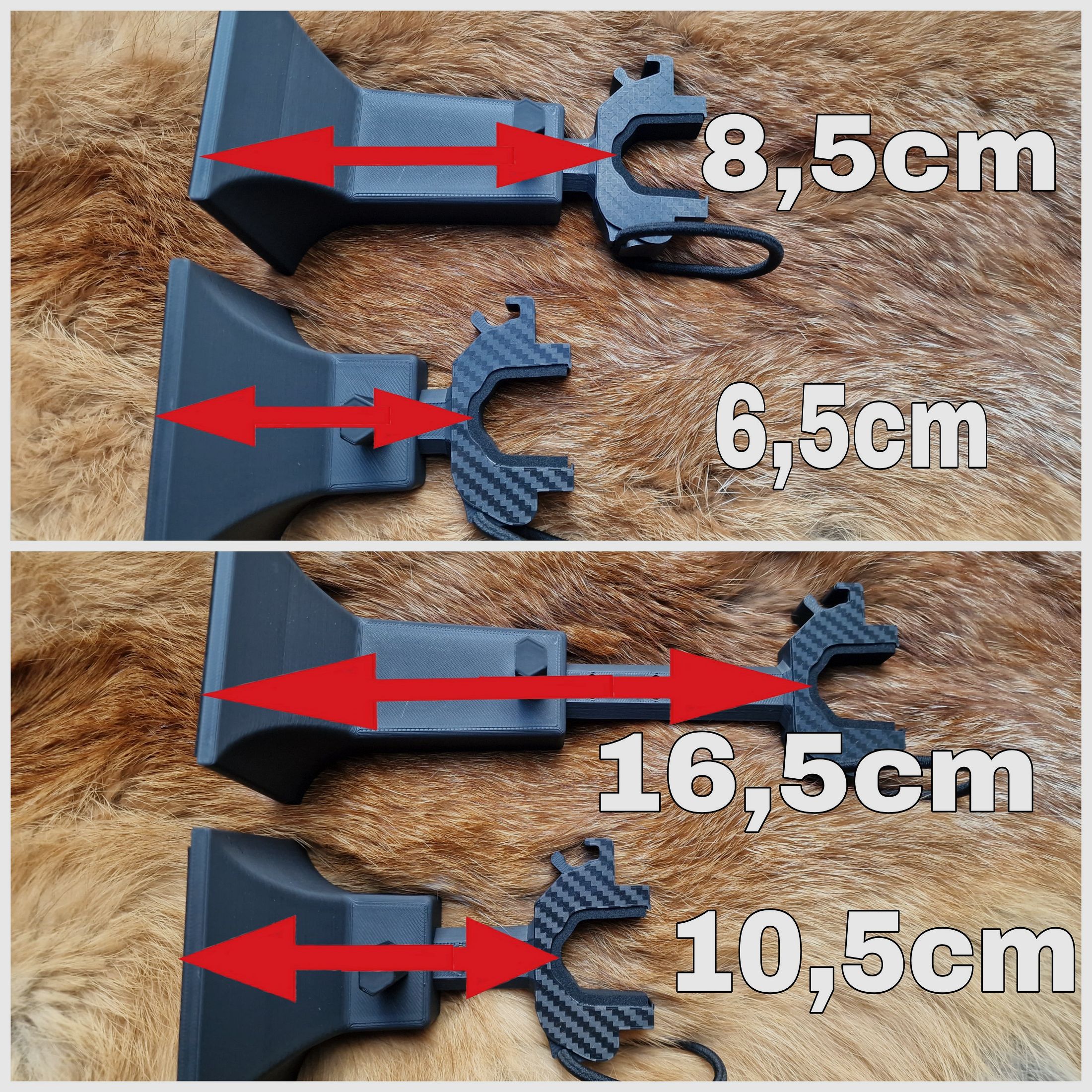 Support pour armes longues pour armoire à armes