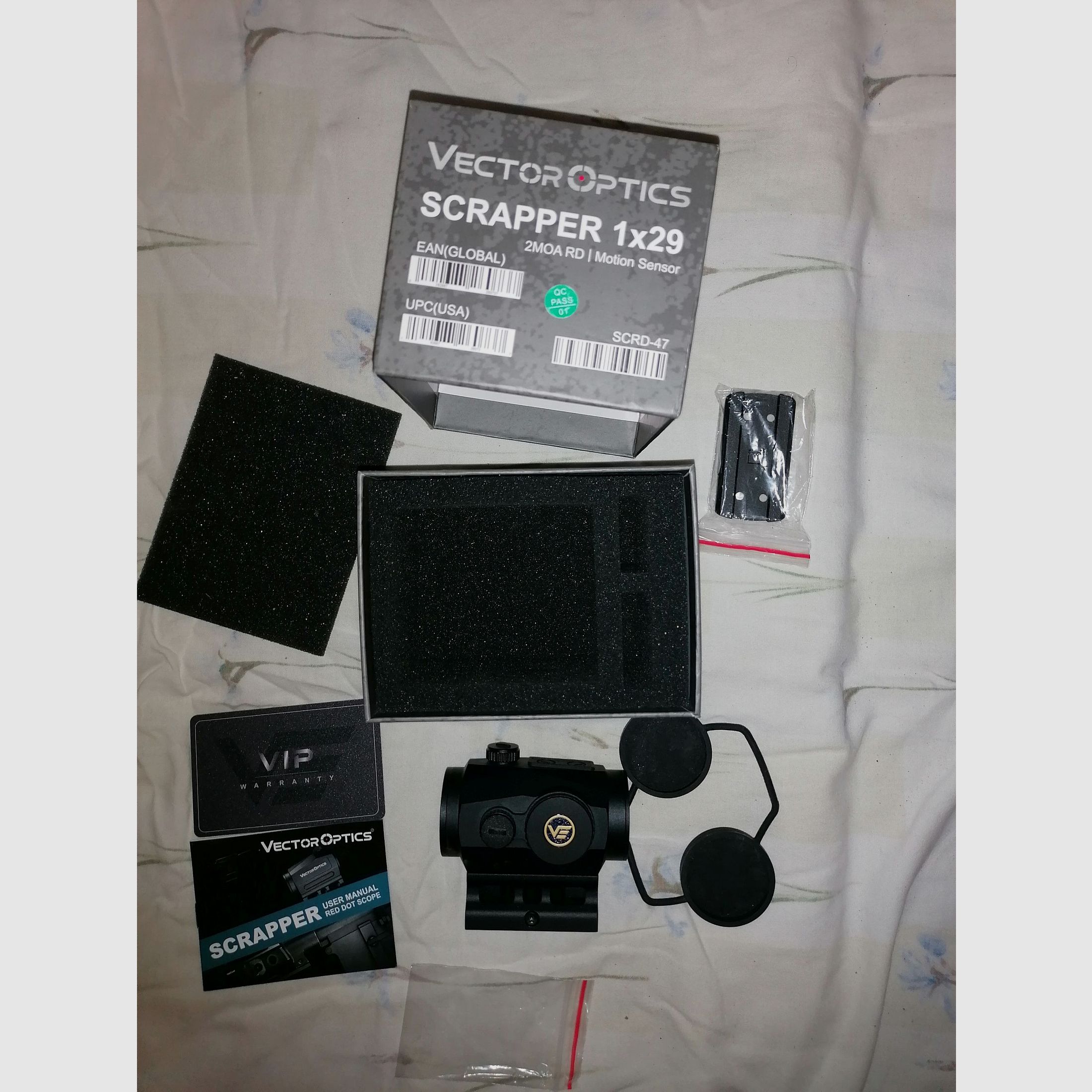 Vector Optics SCRD-47 Scrapper 1x29 + Beschermglas