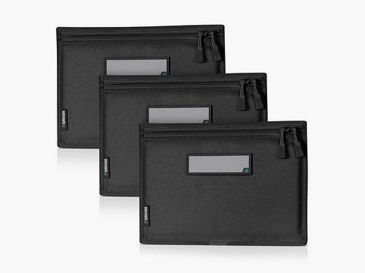 Savior Equipment – Set aus 3 Aufbewahrungssäcken, Schwarz