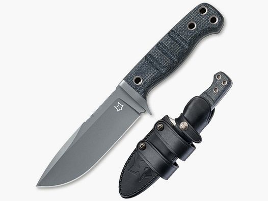 FX-103 MB Outdoor-Messer mit hochwertiger Lederscheide
