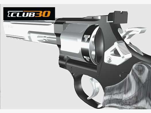 CLUB 30 Tuning/Ersatzteil f. Revolver Trommelschieber S&W u.a. Bull 2.0, stainless