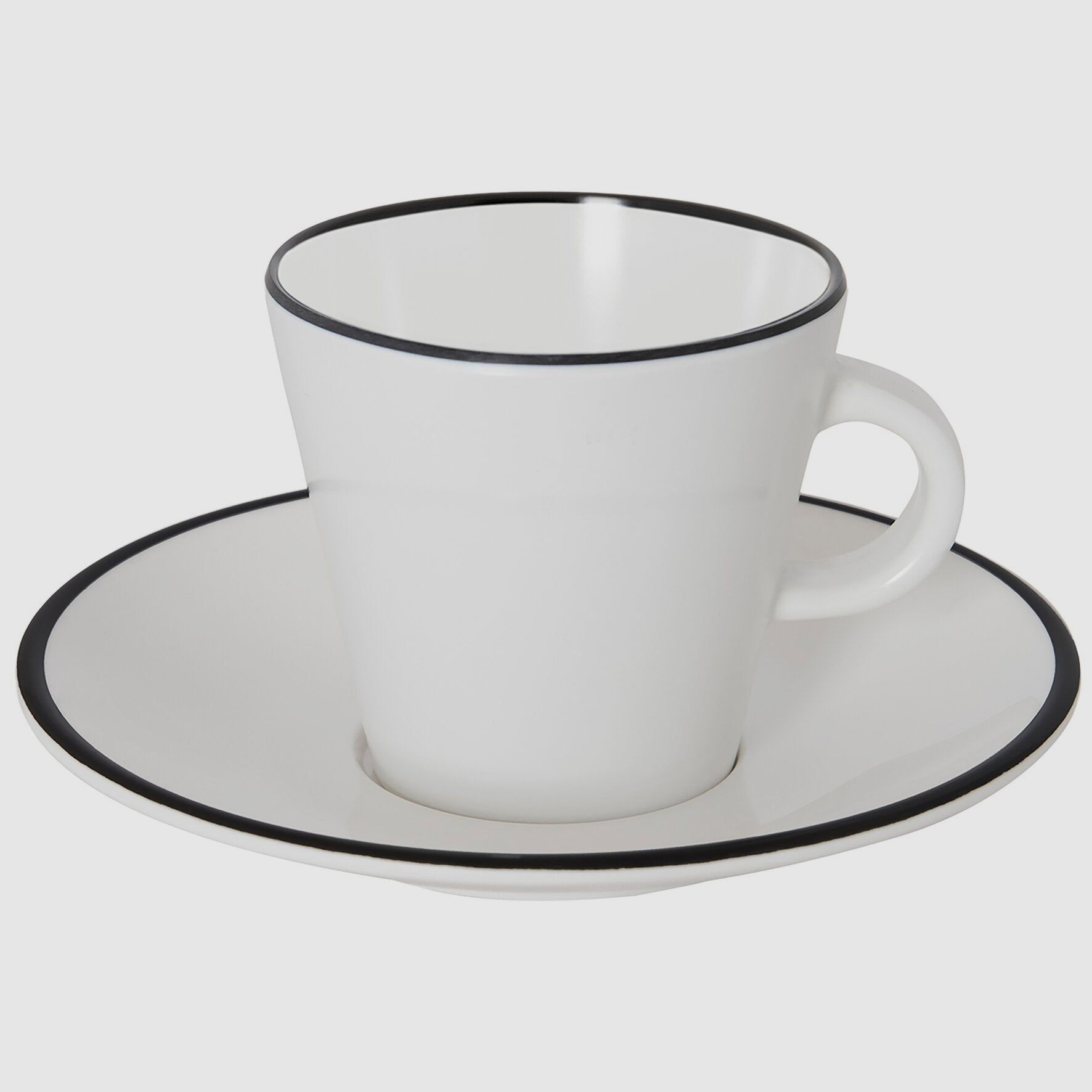 Espresso Set Linea Line, black, image 2 of 2