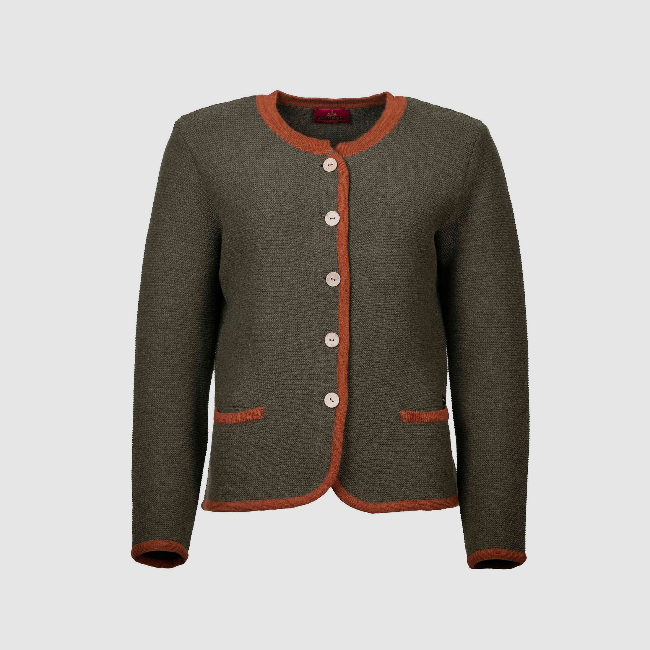 Foresta Strickjacke Anny oliv/ terra