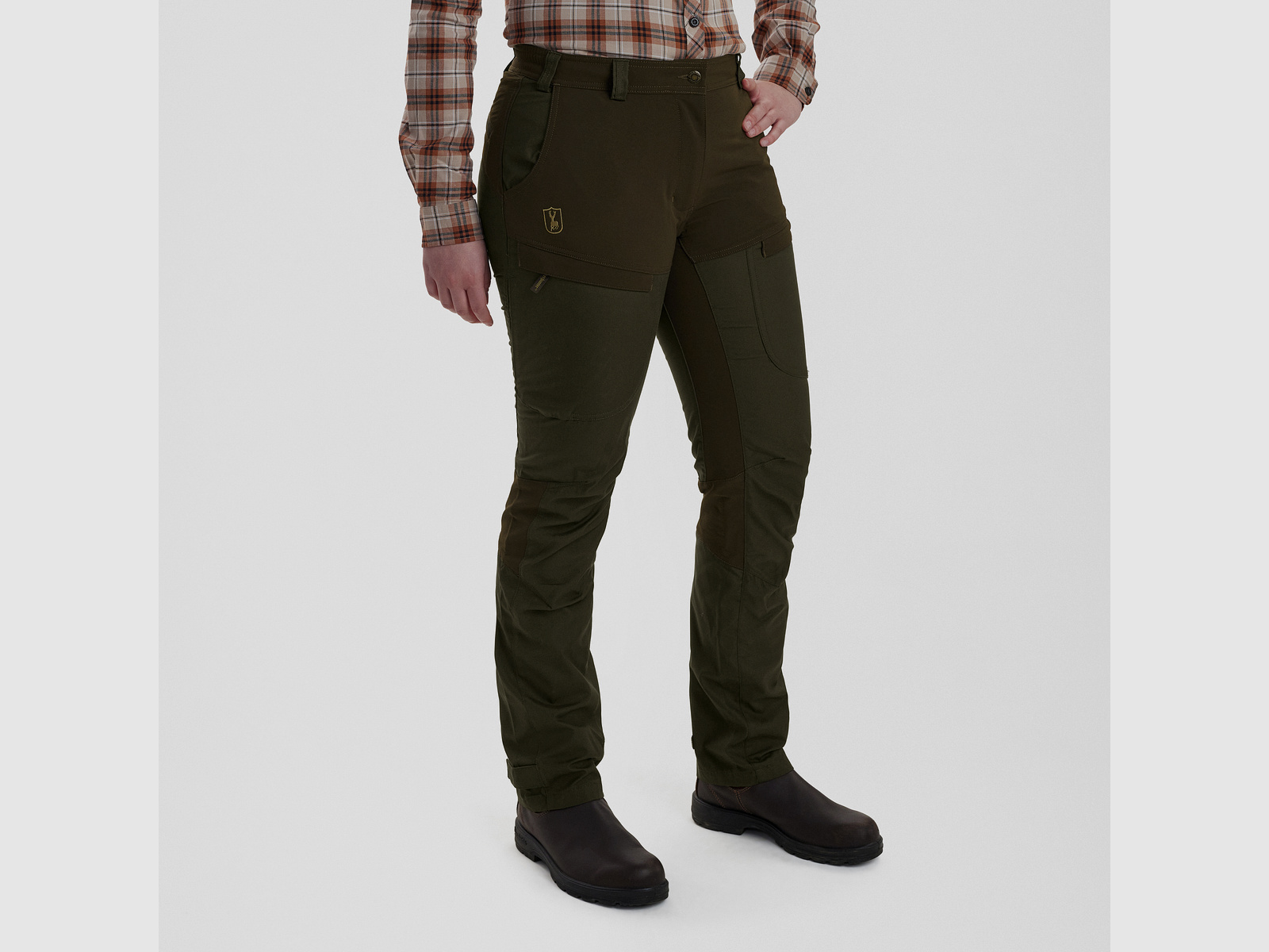 Lady Ann Hosen - Verde profundo - Talla de vestido para mujeres: 48