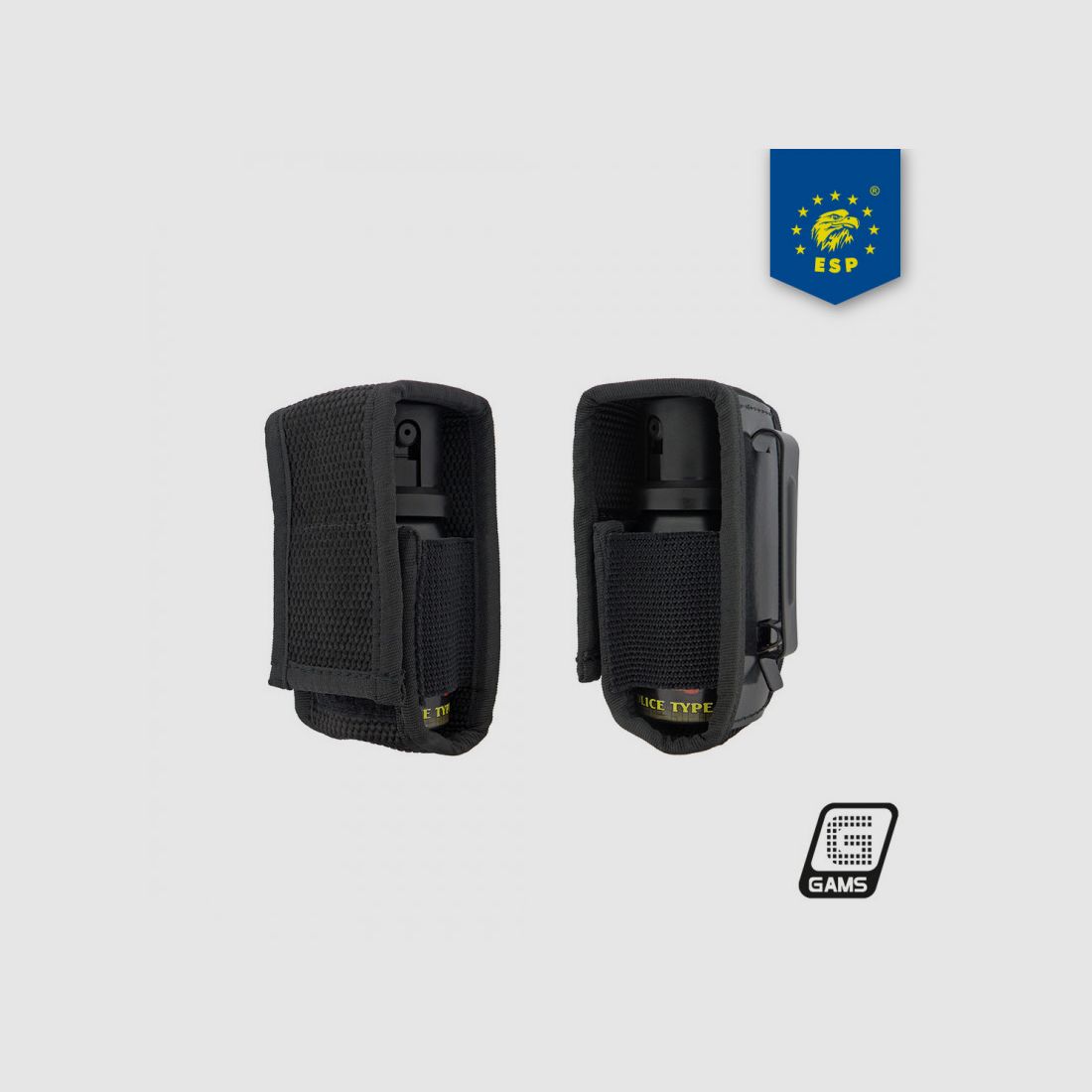 Cordura-Holster mit Clip für 50 ml Abwehrspray, Bild 1 von 2