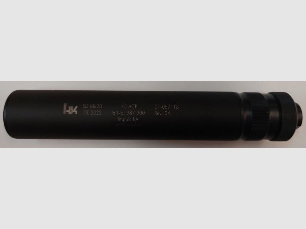 Silencieux Brügger & Thomet Brügger & Thomet pour pistolet Heckler & Koch HK MARK23 SOCOM au calibre .45ACP M16x1