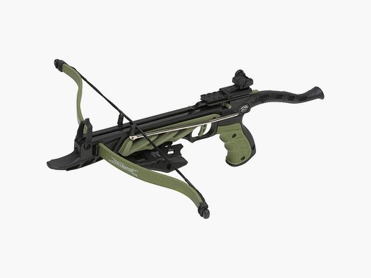 Balestra a pistola 80 lbs Alligator verde