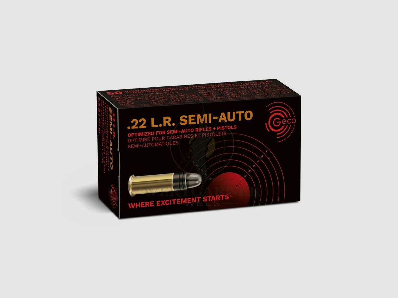 Geco Semi Auto .22LR 2,6g, 50 Stk./Pkg.