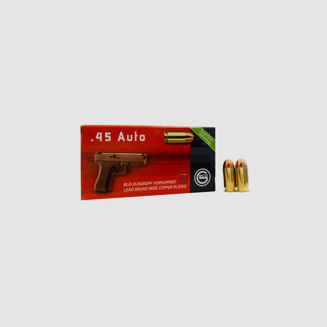 GECO .45Auto CLRN 14,9g 230gr	 Geco .45ACP