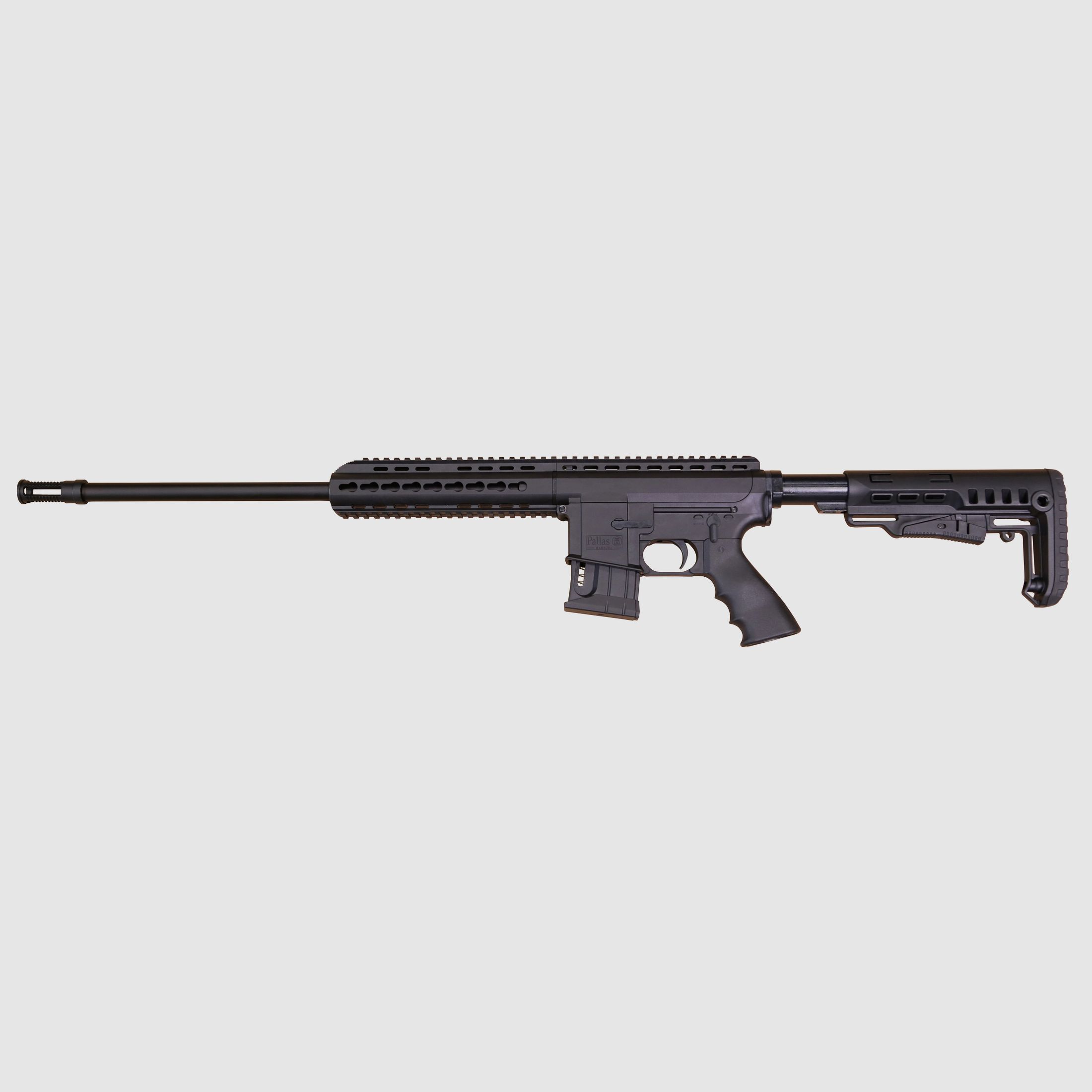 PALLAS BA15-22 Gen 3, Kaliber .22LR KK Repetitiegeweer, Zwart, 47 cm Looplengte