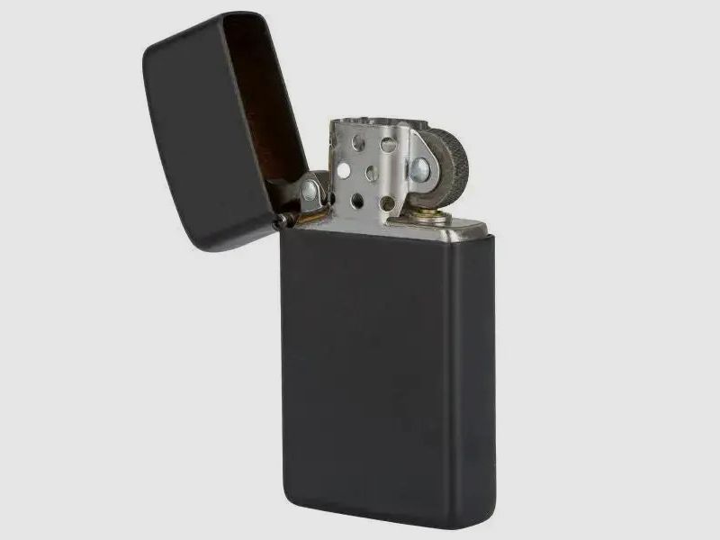 Zippo lighter slim black