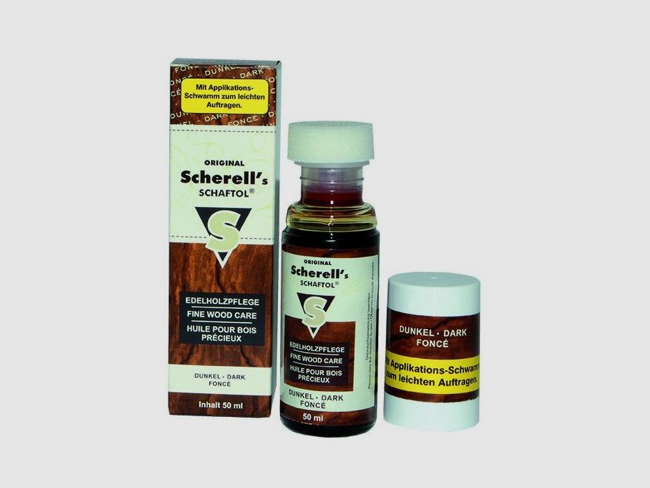 Scherell's SCHAFTOL Naturalny olej w płynie - Dark 50 ml, zdjęcie 1 z 2