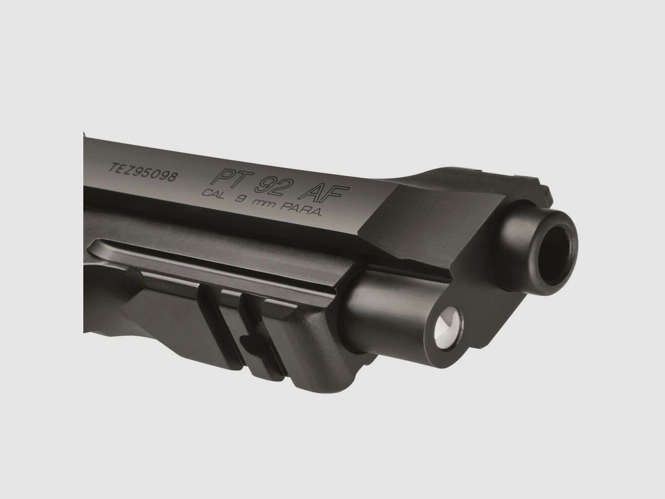 Taurus PT 92 B17 Rail, geblauwde, 17 schots pistool
