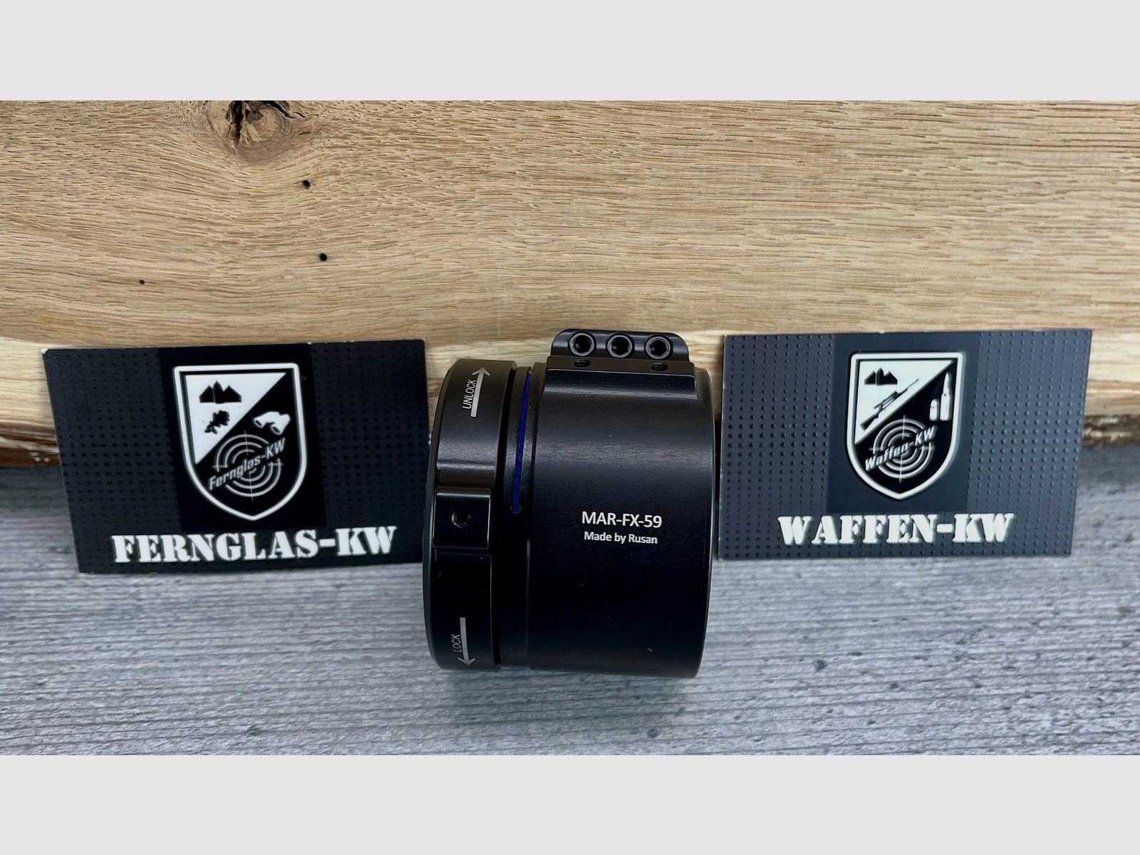 Rusan MAR-FX-59 modular adapter 59mm with triple screw connection