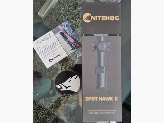 Nitehog Spot Hawk II scope, 1-6x24i HD G4 Fiber