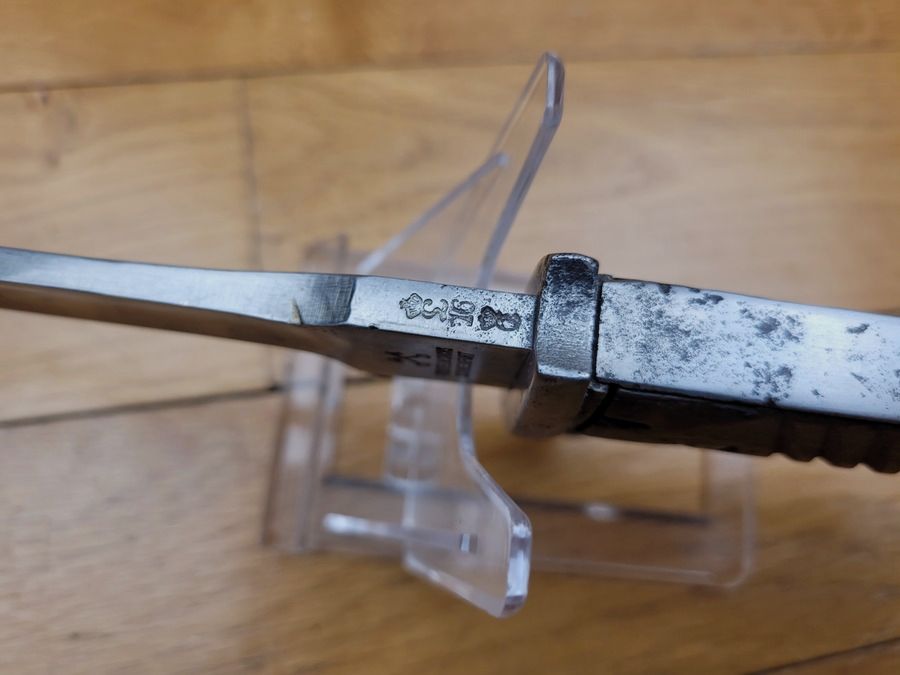 Duitse bajonet 98/05 2e type – Fichet&Sach – Beiers – Geslepen zaag – Schede – L16 – Algemeen goede staat, afbeelding 8 van 10
