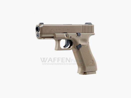 Pistolet CO2 Glock 19X FDE calibre 4,5 mm BB en acier