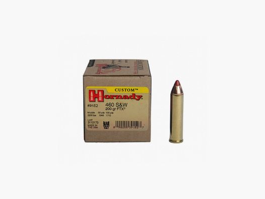 HORNADY 460 S&W 200GR FTX 20 UDS