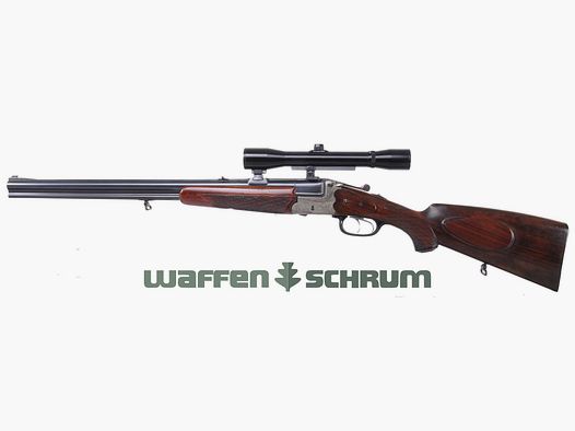 Heym Mod. 55 16/70-7x57R, ZF GECO 4x36 Abs. 1, SUHLER-Einhakmontage Vollchoke (i.A.)