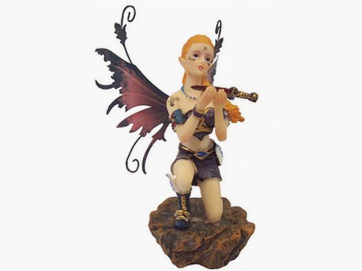 Elf met dolk van hars
