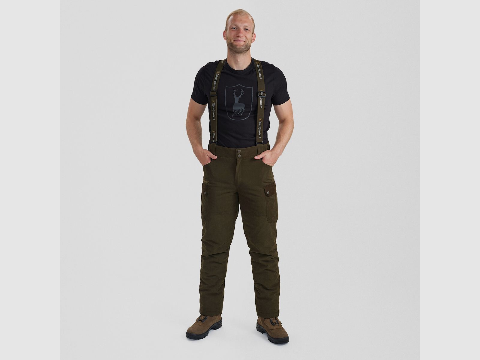 Deerhunter Eagle Winter Trousers Male Tarmac Green 60
