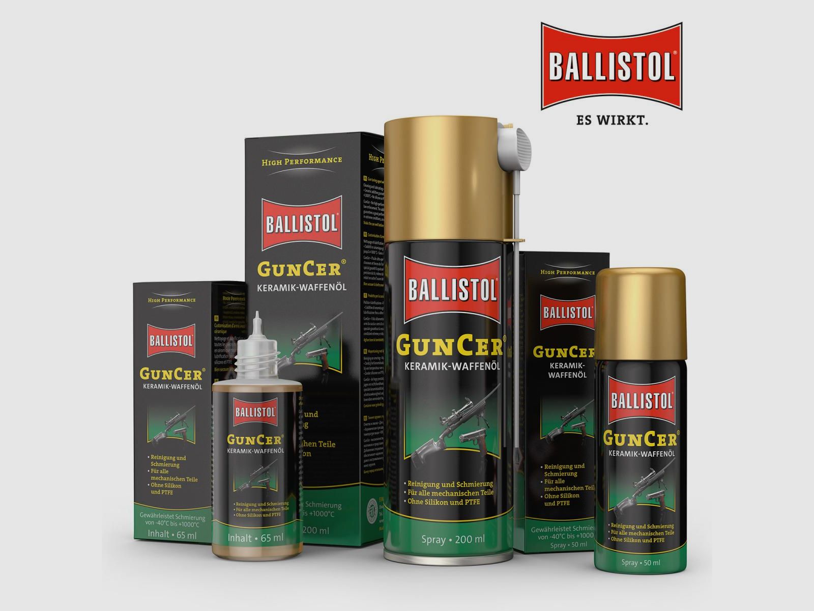 GUNCER Keramik-Waffenöl 200ml Spray