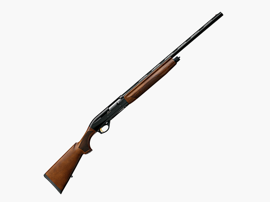 Benelli Montefeltro 20, en version noir absolu avec récepteur anodisé, se distingue par sa fiabilité, sa légèreté et ses performances balistiques.