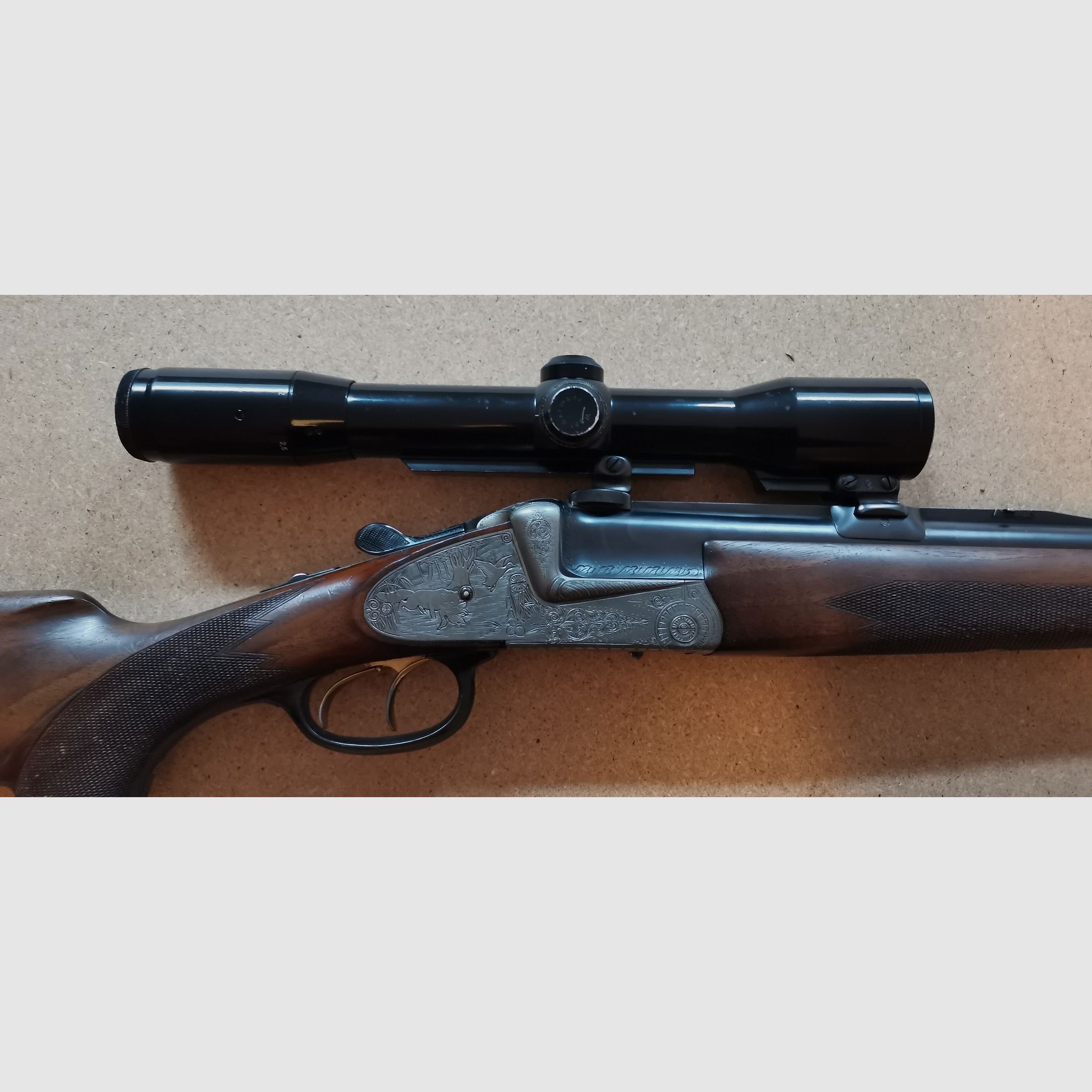 Fusil à deux coups Winkler Ferlach 5,6 x 50 R Mag., 16/70