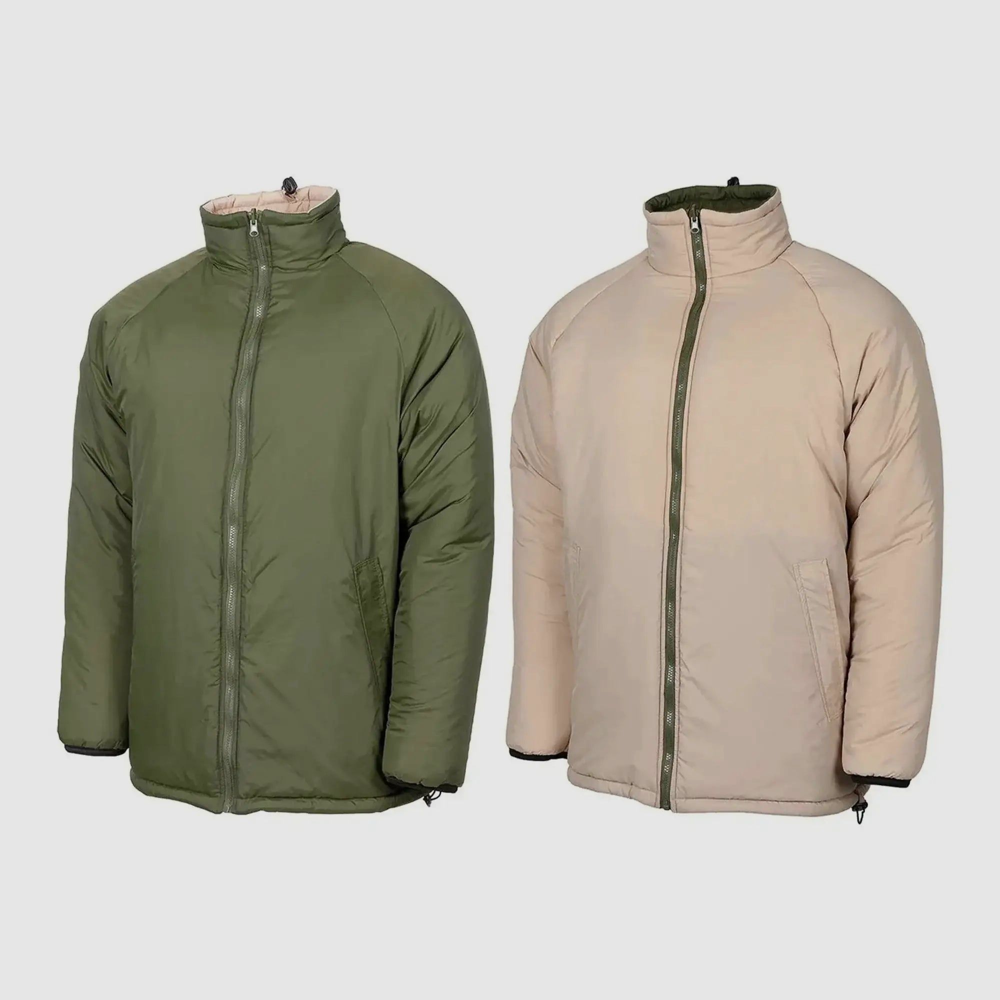 Veste thermique MFH britannique réversible olive khaki - S hommes