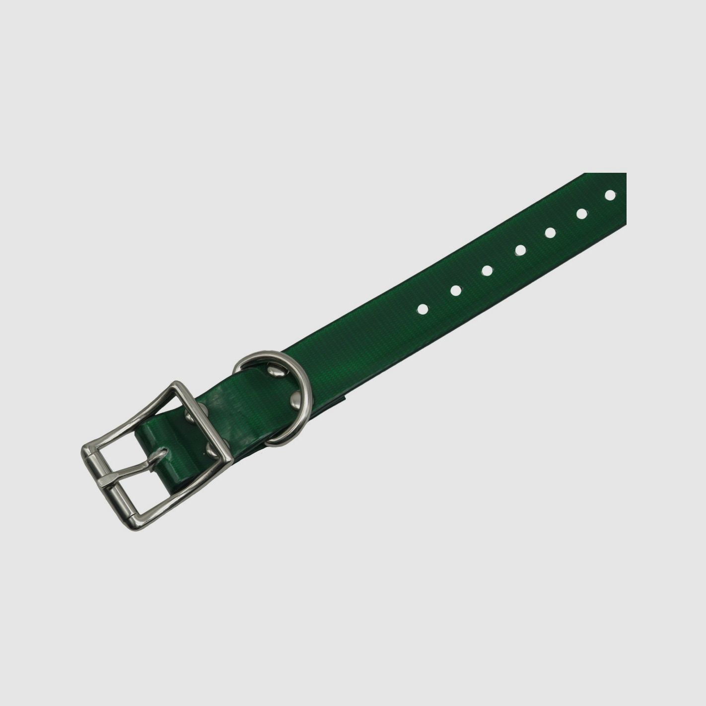 Kunststoffbeschichtetes Halsband aus Biothane fluo 65 cm X 2,5 cm X 2 mm, Bild 2 von 2