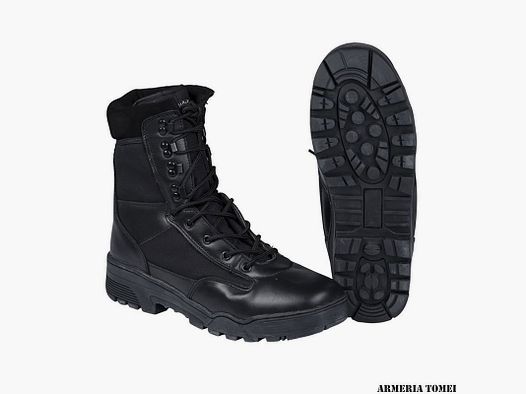 SCARPONI – MIL-TEC TACTICAL STIEFEL LEDER/CORDURA SCHW