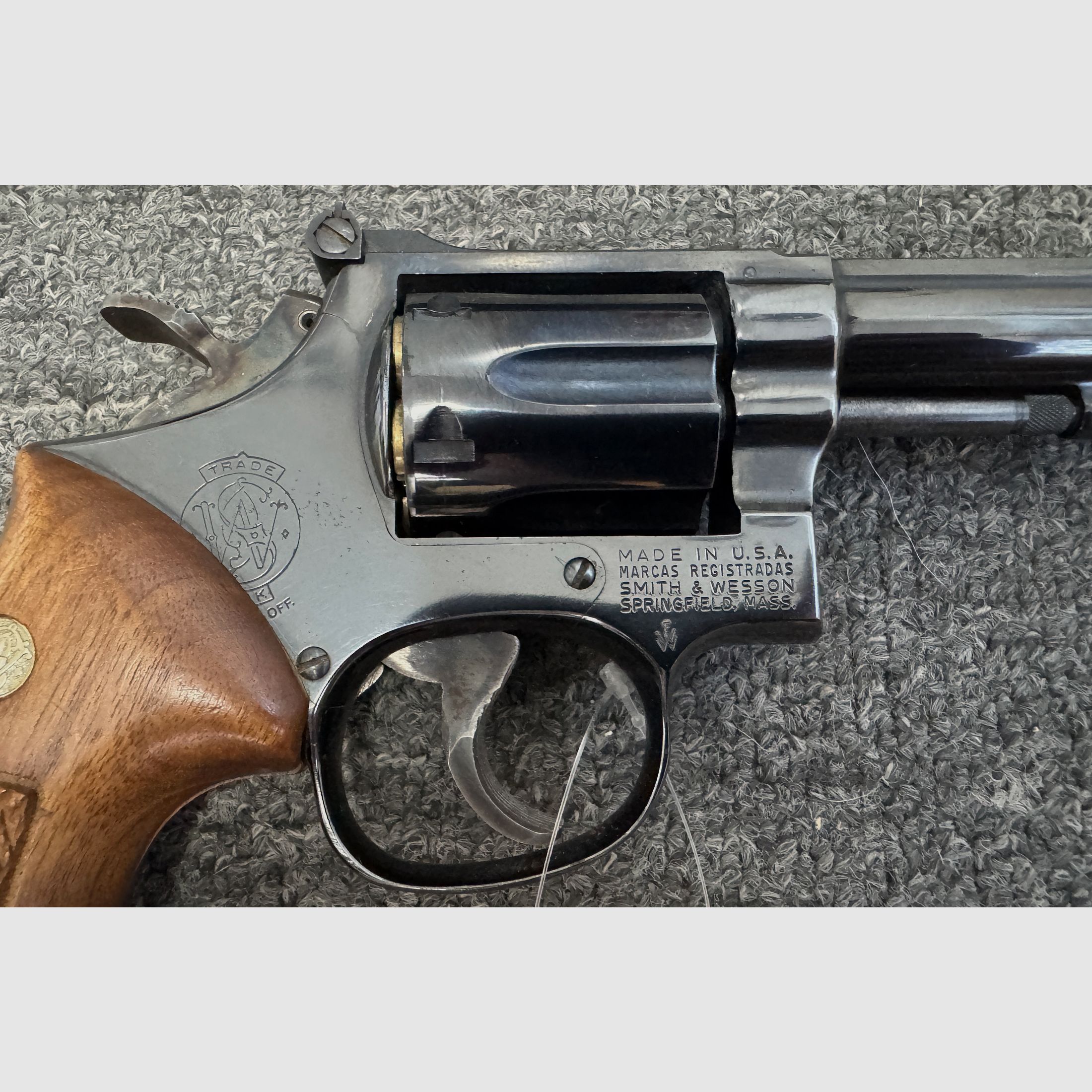 Smith & Wesson Revolver14-4 .38 Special with .22 conversion barrel